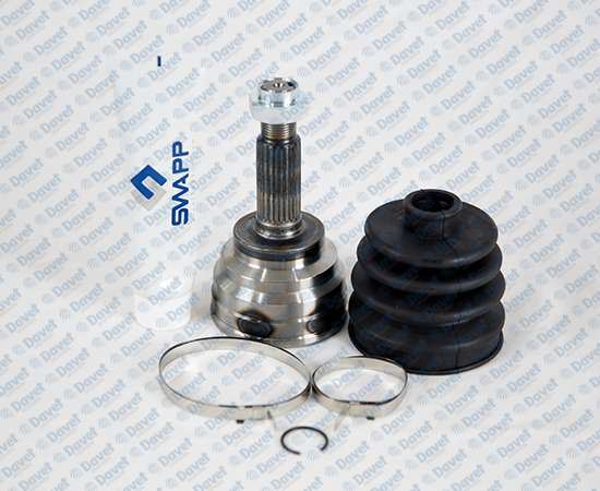 MI-1004A Aks Kafasi Sol-Sag On Dis 25x23x50 Absli 44 Dis Uzunluk 158mm Hyundai Accent Admire 1.5 Crdi 2003-2006